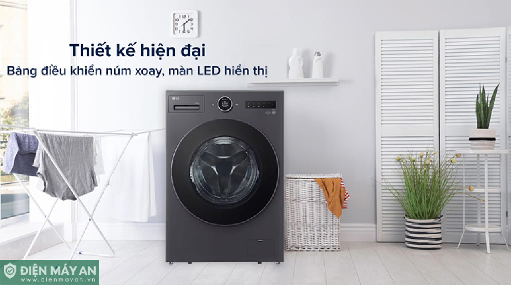 Máy giặt sấy LG Inverter giặt 15 kg - sấy 8 kg F2515RNTG